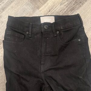 Everlane Women’s Black High Rise Skinny Jeans - Ankle